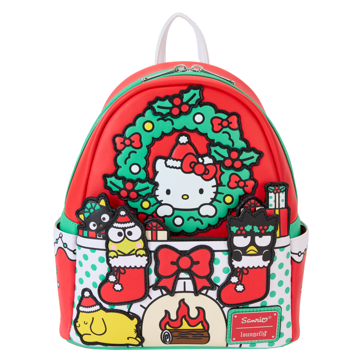 sanrio hello kitty & friends holiday fire place mini backpack