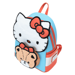 sanrio hello kitty & tiny chum bear sherpa mini backpack