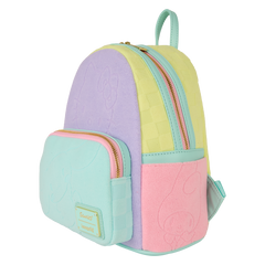 sdcc limited edition hello kitty & friends color block terry cloth mini backpack