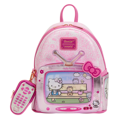 sanrio exclusive hello kitty vintage tv lenticular mini backpack with coin bag