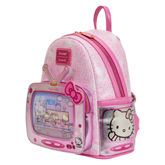 sanrio exclusive hello kitty vintage tv lenticular mini backpack with coin bag