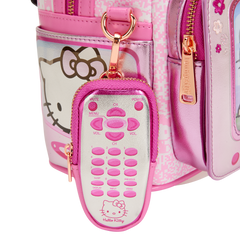 sanrio exclusive hello kitty vintage tv lenticular mini backpack with coin bag