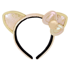 sanrio hello kitty 50th anniversary metallic gold ear headband