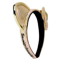 sanrio hello kitty 50th anniversary metallic gold ear headband