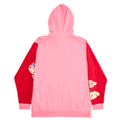 sanrio hello kitty & friends color block unisex hoodie