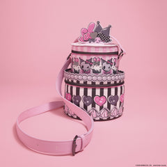sanrio my melody & kuromi figural cake crossbody bag