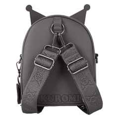 sanrio kuromi monochrome cosplay convertible mini backpack & crossbody bag