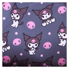 sanrio kuromi monochrome cosplay convertible mini backpack & crossbody bag