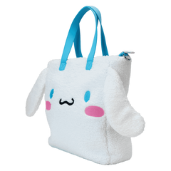 sanrio cinnamoroll cosplay sherpa tote crossbody bag with coin bag