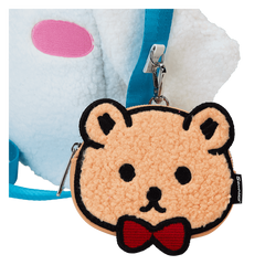 sanrio cinnamoroll cosplay sherpa tote crossbody bag with coin bag