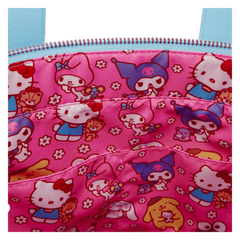 sanrio cinnamoroll cosplay sherpa tote crossbody bag with coin bag