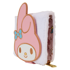 sanrio exclusive my melody plush cosplay bifold wallet