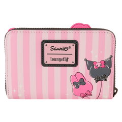 sanrio my melody & kuromi zip around wallet