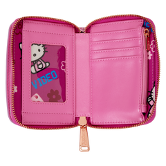 sanrio exclusive hello kitty vintage tv lenticular zip around wallet