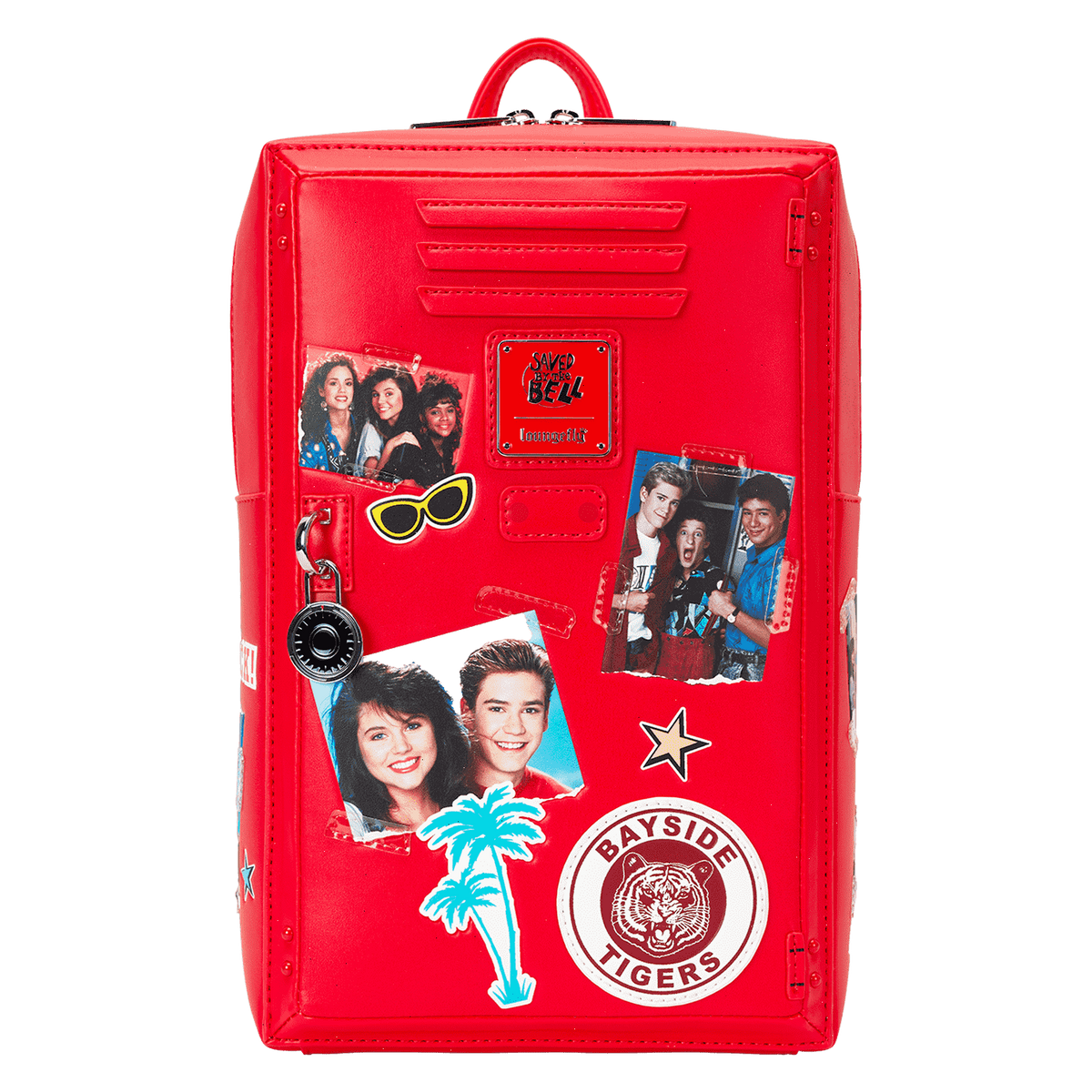 saved by the bell bayside high locker figural mini backpack