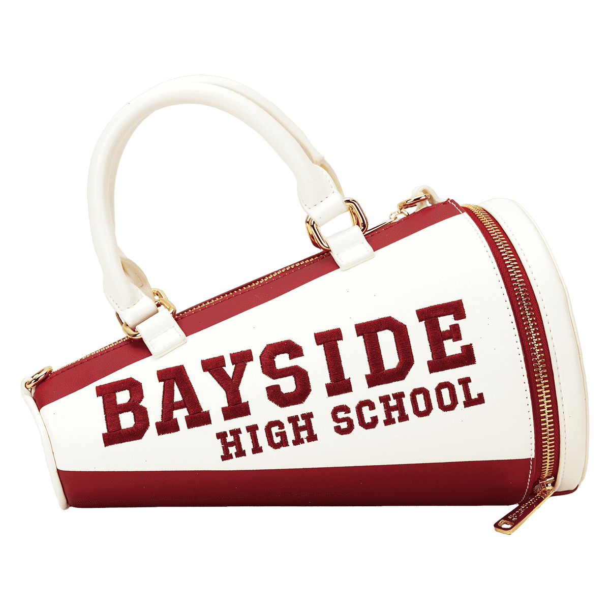 saved by the bell bayside high megaphone figural crossbody bag