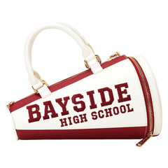 saved by the bell bayside high megaphone figural crossbody bag