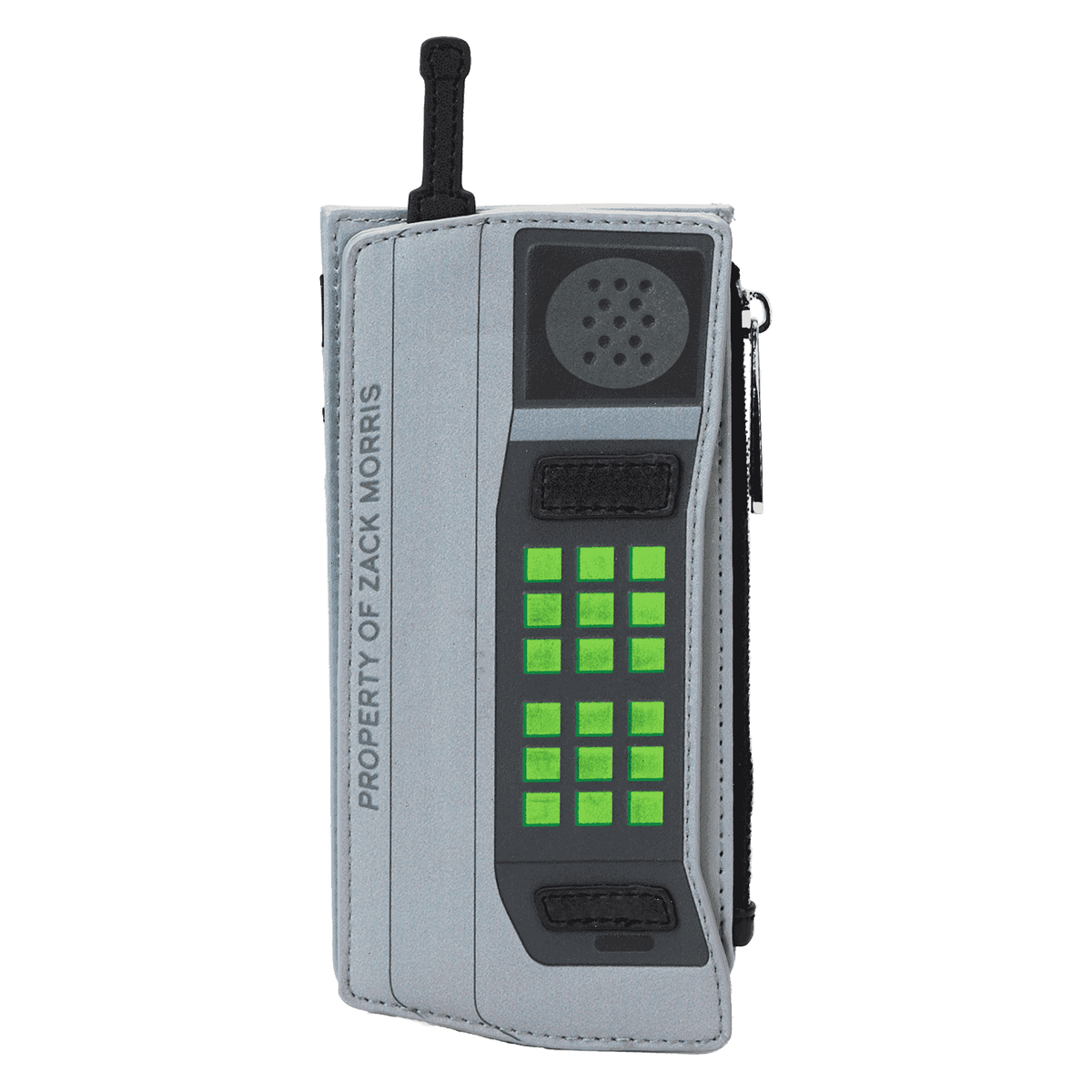 saved by the bell zack morris retro cell phone glow large card holder