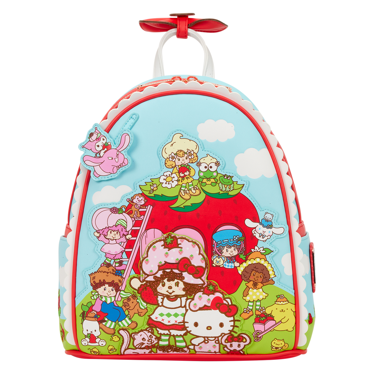 sanrio hello kitty & friends x strawberry shortcake scented mini backpack