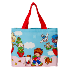 sanrio hello kitty & friends x strawberry shortcake canvas tote bag
