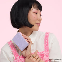 sdcc limited edition hello kitty & friends terry cloth accordion wallet