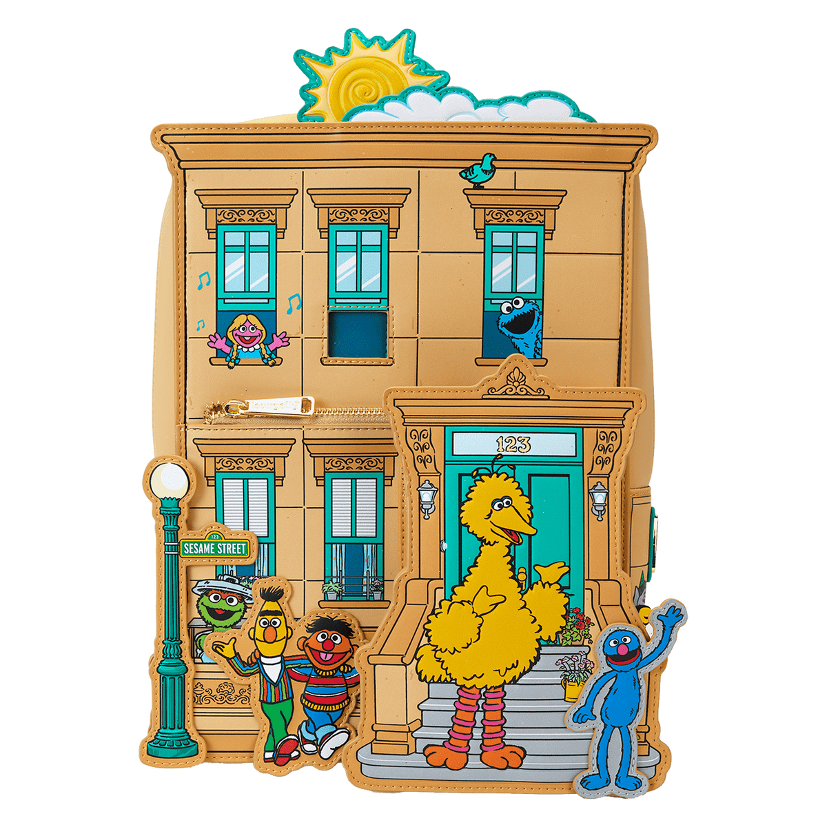 sesame street neighborhood friends mini backpack