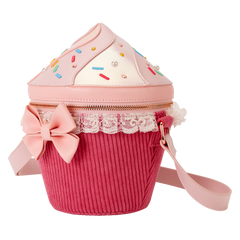 loungefly figural cupcake crossbody bag