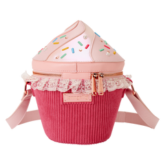loungefly figural cupcake crossbody bag