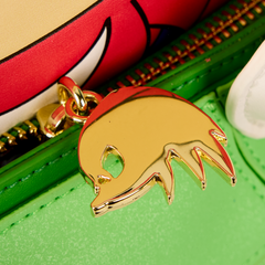 sonic the hedgehog limited edition knuckles emerald glitter mini backpack