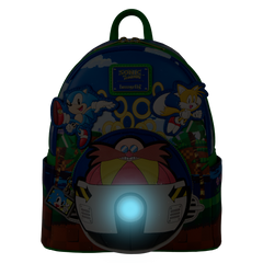 sonic the hedgehog light up mini backpack