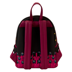 squid game piggy bank masked men glow mini backpack