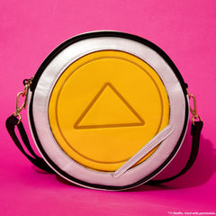 squid game dalgona candy tin crossbody bag with coin bag