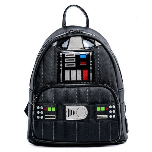 star wars darth vader light up cosplay mini backpack