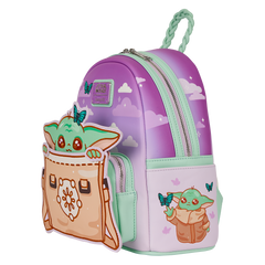 the mandalorian grogu butterfly mini backpack