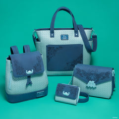 stitch embroidered floral crossbody bag