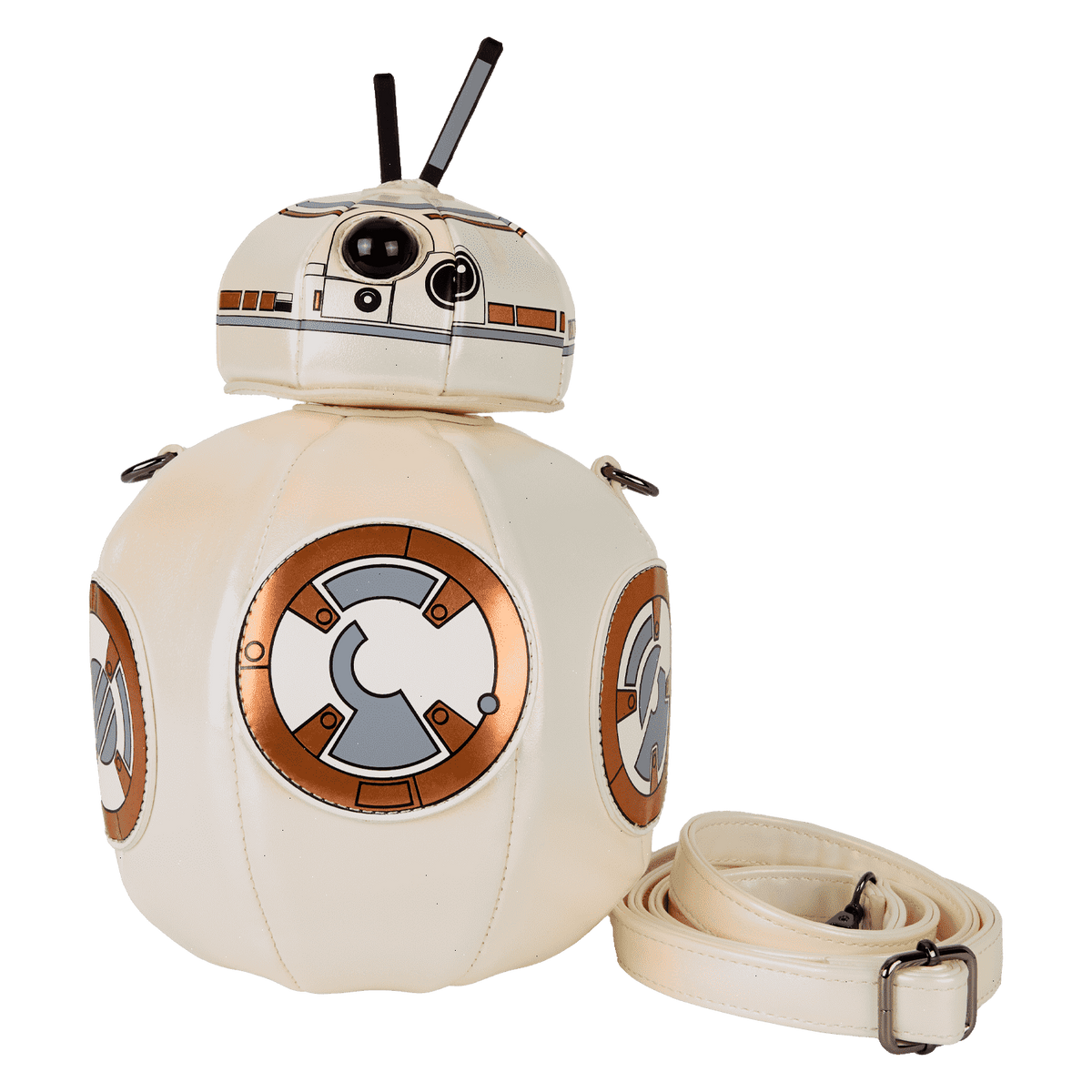 star wars: the force awakens bb-8 droid figural crossbody bag