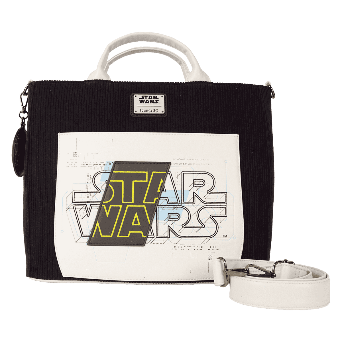 star wars: the power of the force convertible backpack & tote crossbody bag