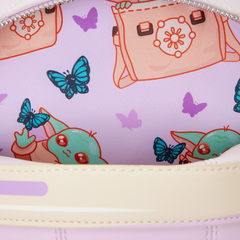 the mandalorian grogu figural pod plush crossbody bag