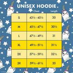 stitch ghost costume all-over print unisex hoodie