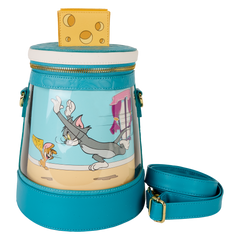 tom and jerry spinning scene crossbody bag