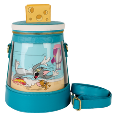 tom and jerry spinning scene crossbody bag