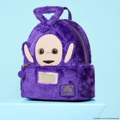 teletubbies tinky-winky plush cosplay light up mini backpack