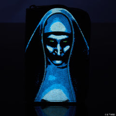 the nun cosplay glow zip around wallet