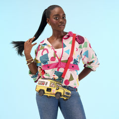 toy story 30th anniversary exclusive pizza planet car light-up figural crossbody bag