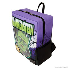 universal monsters frankenstein mask glow mini backpack with coin bag