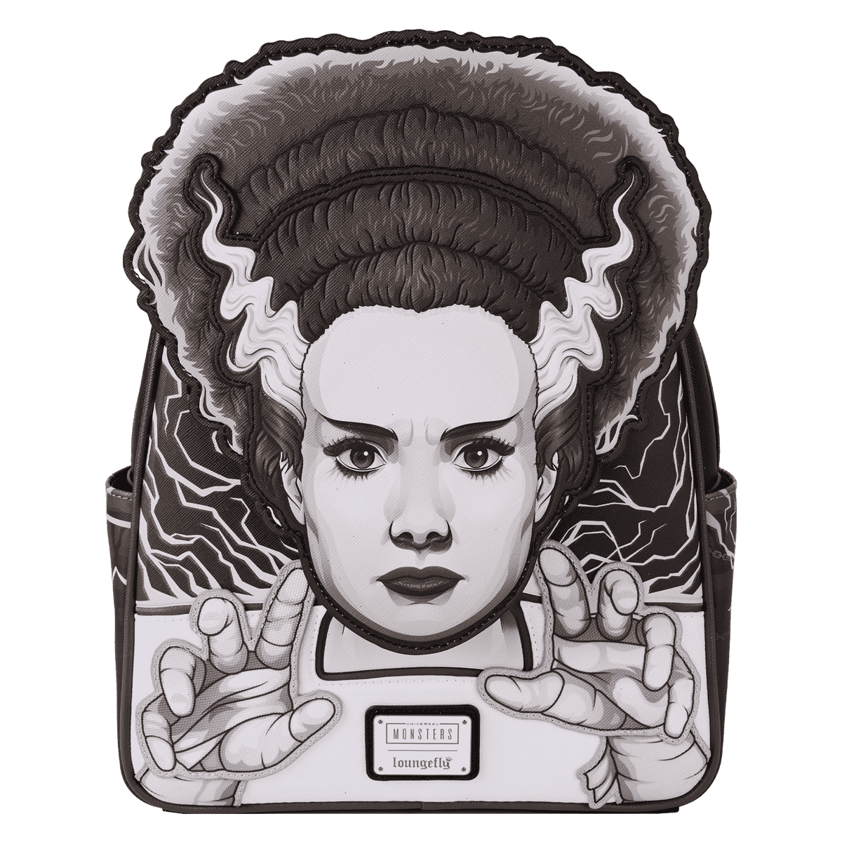 universal monsters exclusive the bride of frankenstein glow mini backpack