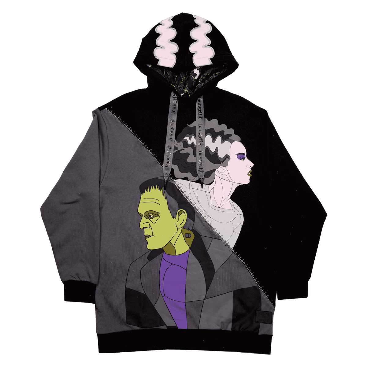 universal monsters the bride of frankenstein unisex hoodie