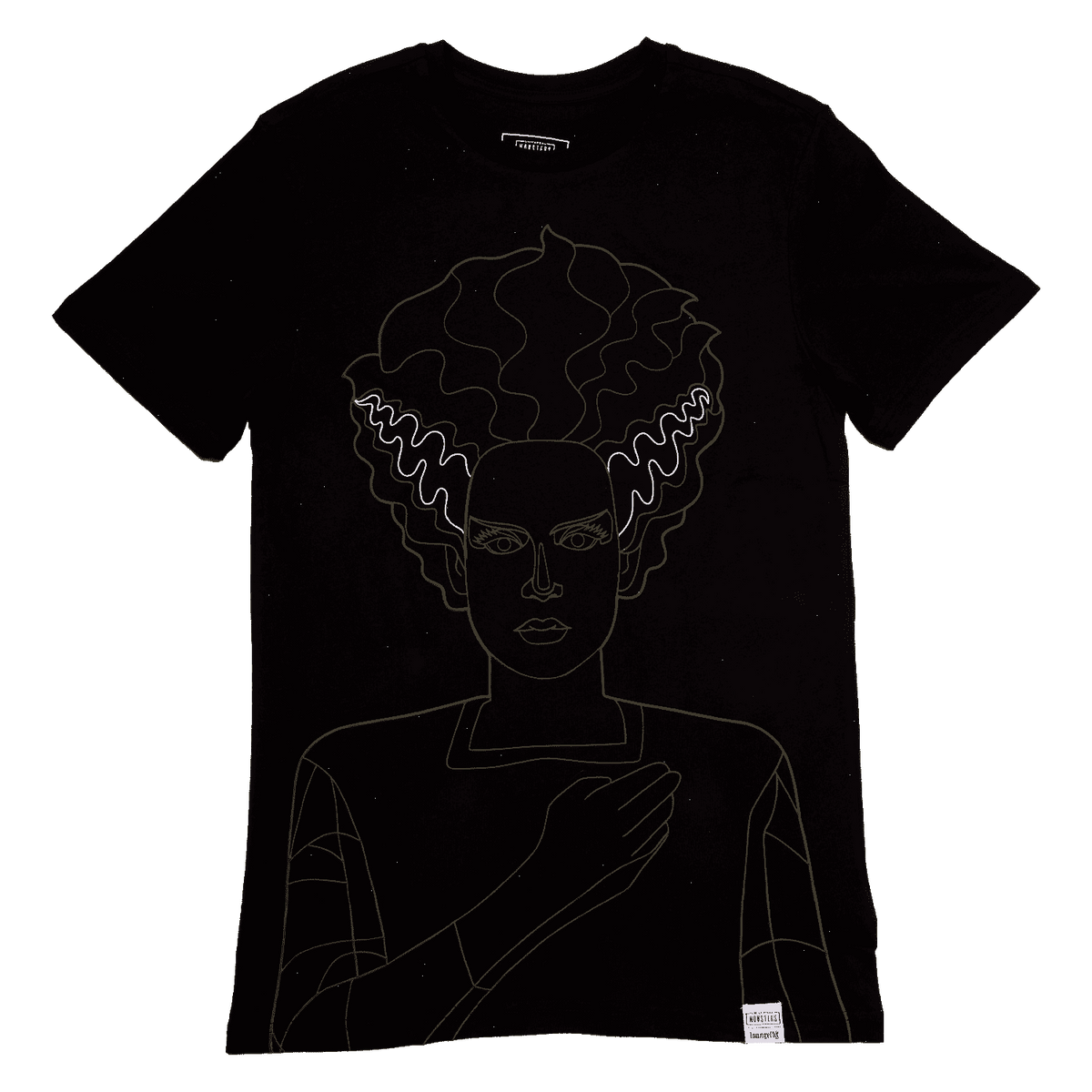 universal monsters the bride of frankenstein unisex tee