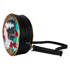 universal monsters the bride of frankenstein stained glass crossbody bag