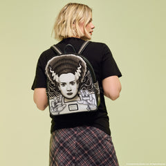universal monsters exclusive the bride of frankenstein glow mini backpack